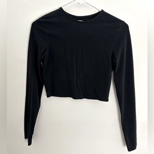 H&M fitted, keyhole back, long sleeve